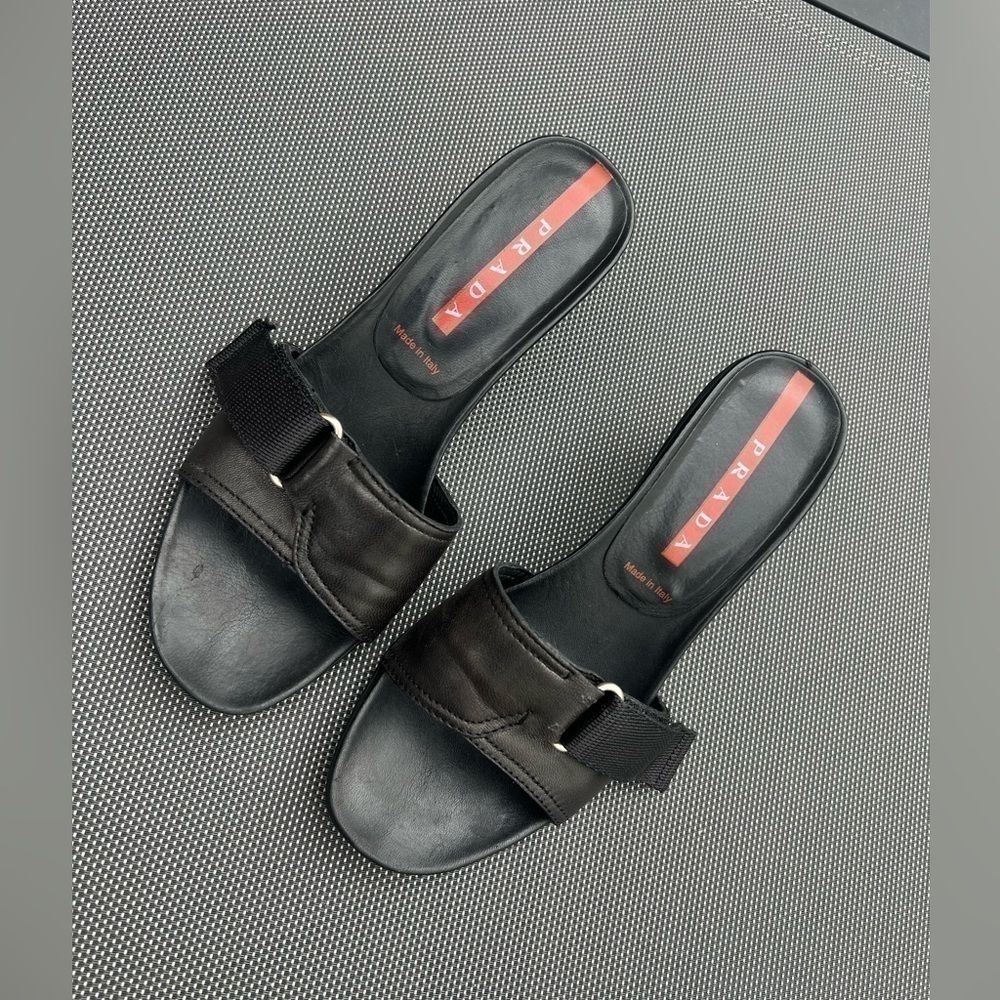 Vintage PRADA SPORT slides with Velcro Strap - Picture 6 of 7